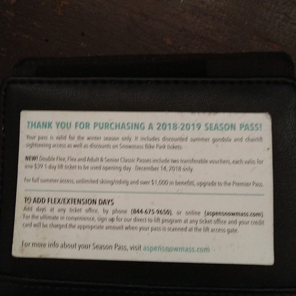 Season Lift ticket